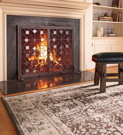 Plow & Hearth Synthetic Rugs Indoor Living Oak Lawn Polypropylene Rug