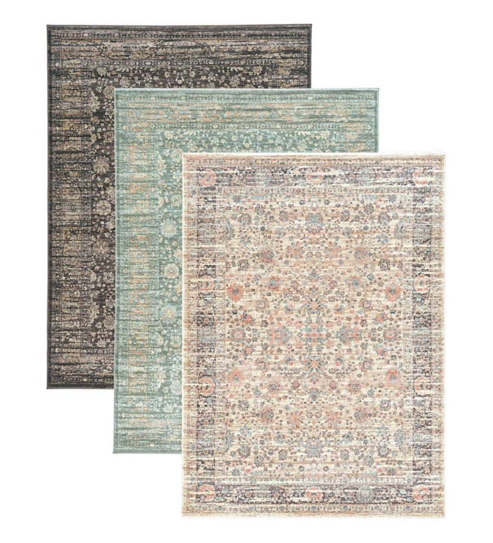 Plow & Hearth Synthetic Rugs Indoor Living Piney Branch Polypropylene Area Rug