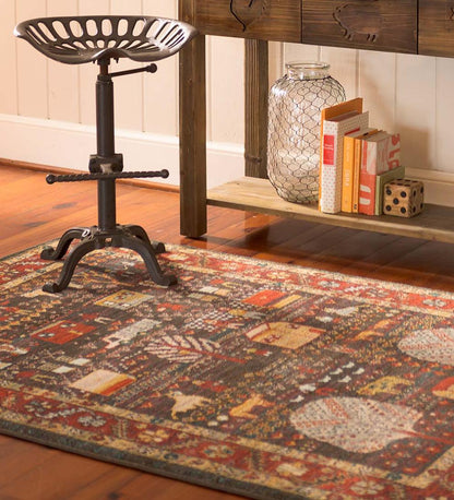 Plow & Hearth Synthetic Rugs Indoor Living Polypropylene Shaker Village Rugs