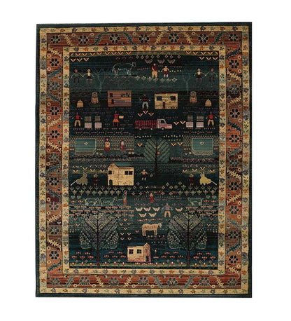 Plow & Hearth Synthetic Rugs Indoor Living Polypropylene Shaker Village Rugs