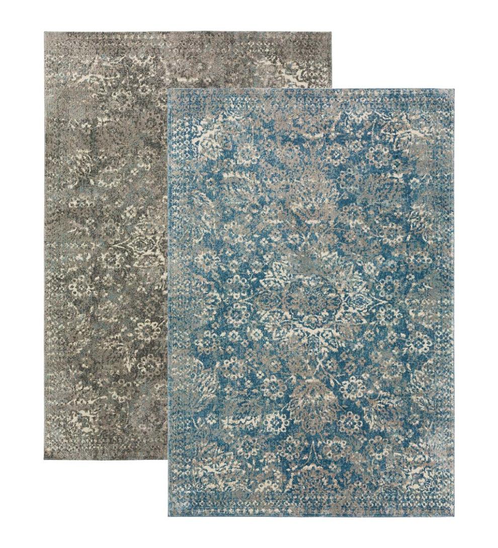 Plow & Hearth Synthetic Rugs Indoor Living Potomac Plush Microfiber Rug