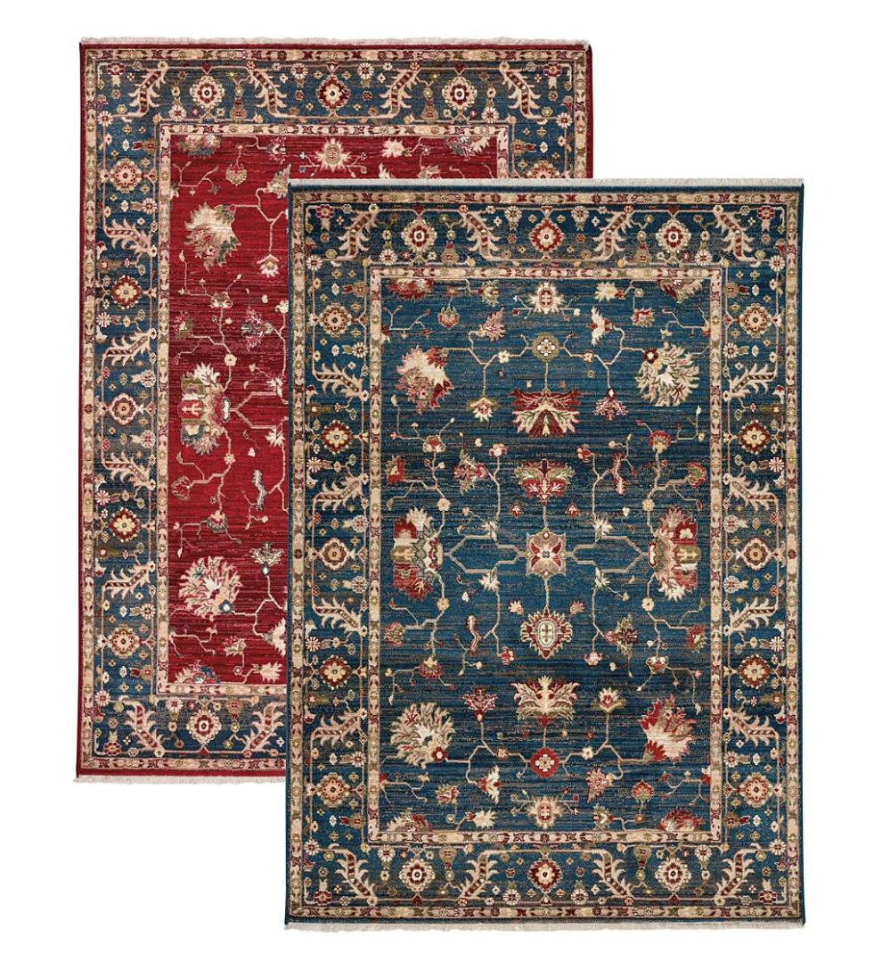 Plow & Hearth Synthetic Rugs Indoor Living Sheffield Keshan Polypropylene Rug