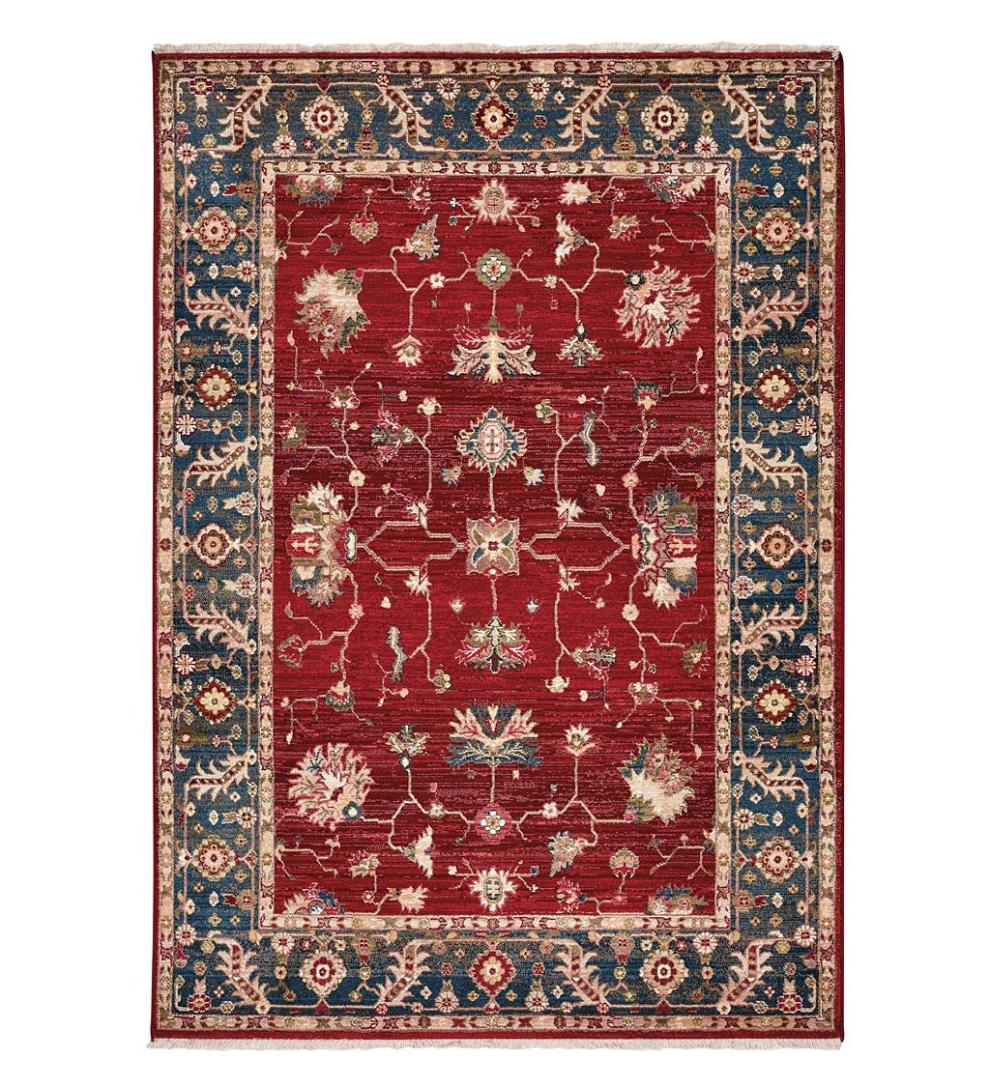 Plow & Hearth Synthetic Rugs Indoor Living Sheffield Keshan Polypropylene Rug