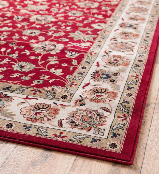 Plow & Hearth Synthetic Rugs Indoor Living Sheridan Border Polypropylene Rug