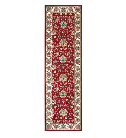 Plow & Hearth Synthetic Rugs Indoor Living Sheridan Border Polypropylene Rug
