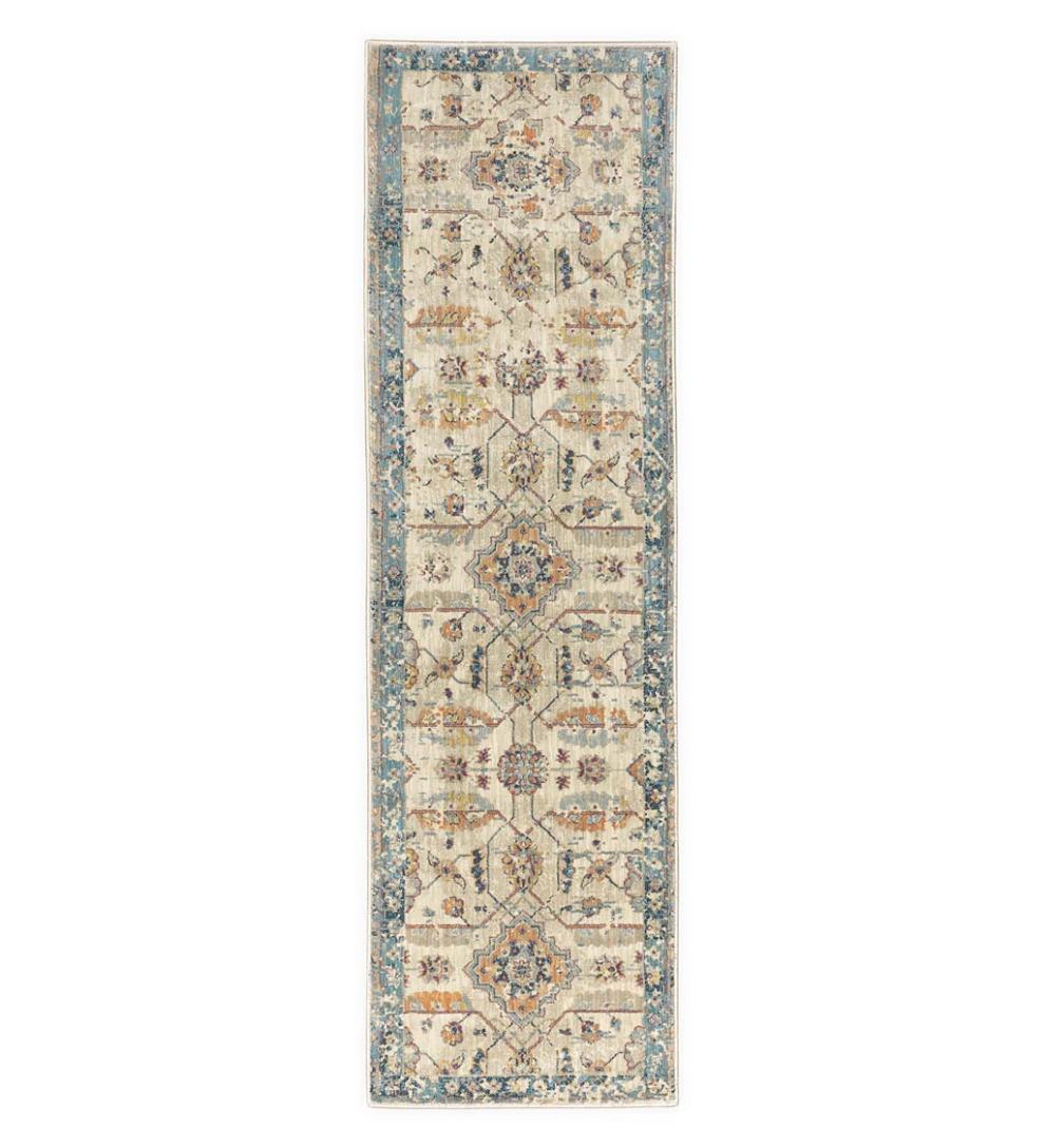 Plow & Hearth Synthetic Rugs Indoor Living Silver City Heritage Polypropylene Rug