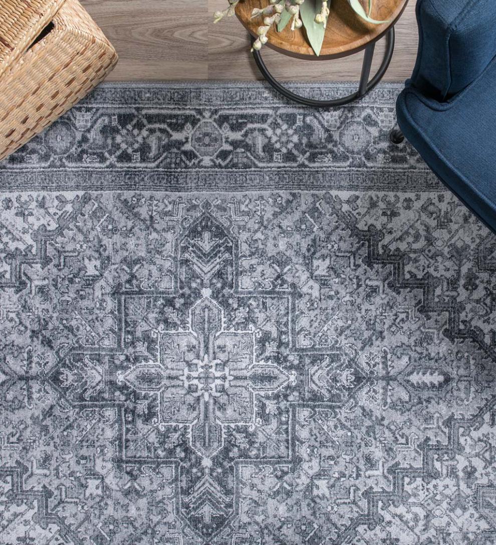 Plow & Hearth Synthetic Rugs Indoor Living South River Low-Profile Rug