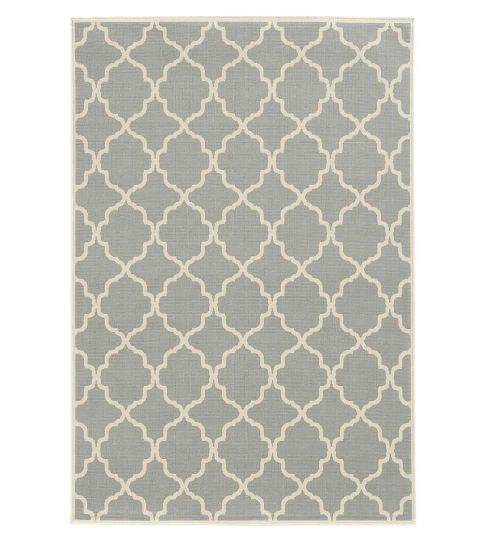 Plow & Hearth Synthetic Rugs Indoor Living Tribeca Indoor/Outdoor Rug