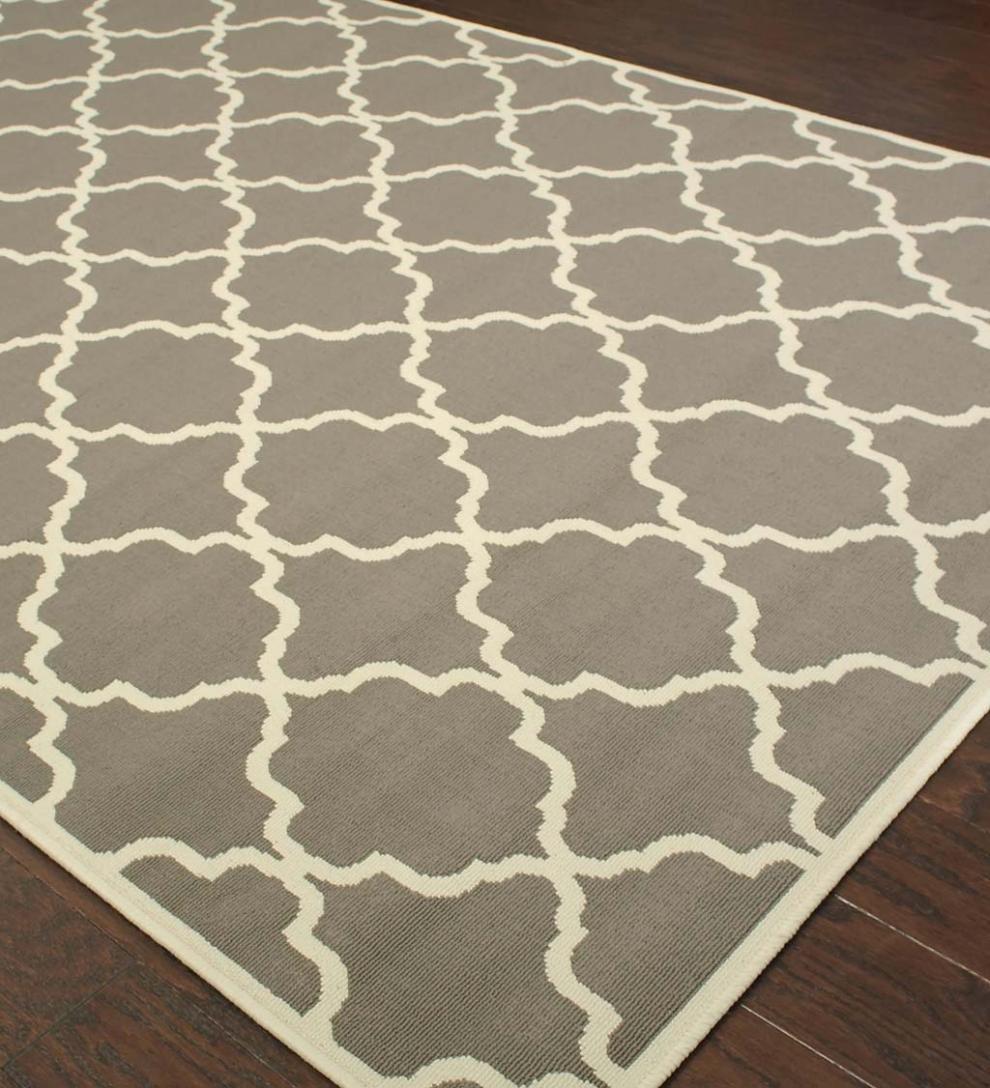 Plow & Hearth Synthetic Rugs Indoor Living Tribeca Indoor/Outdoor Rug
