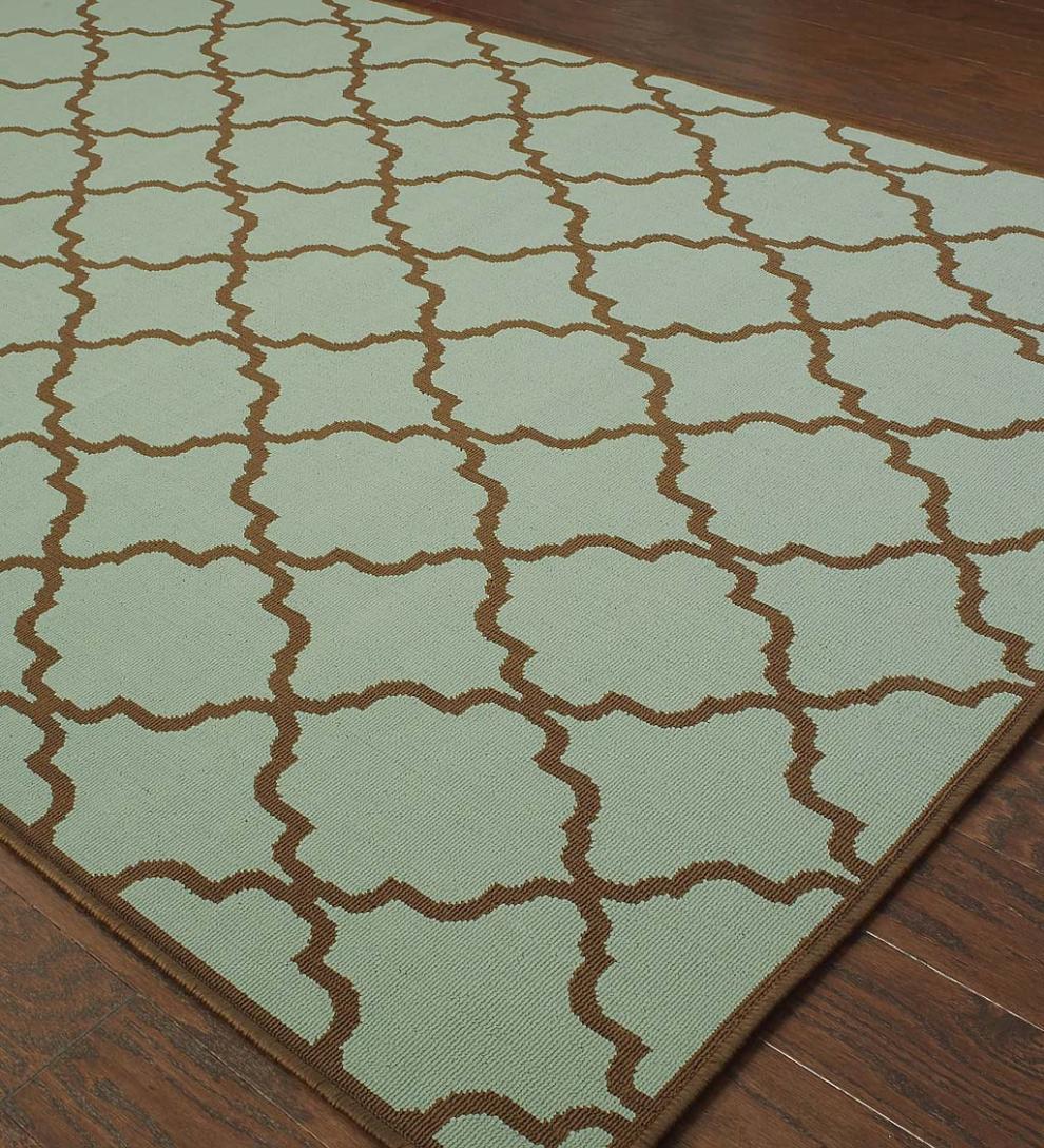 Plow & Hearth Synthetic Rugs Indoor Living Tribeca Indoor/Outdoor Rug