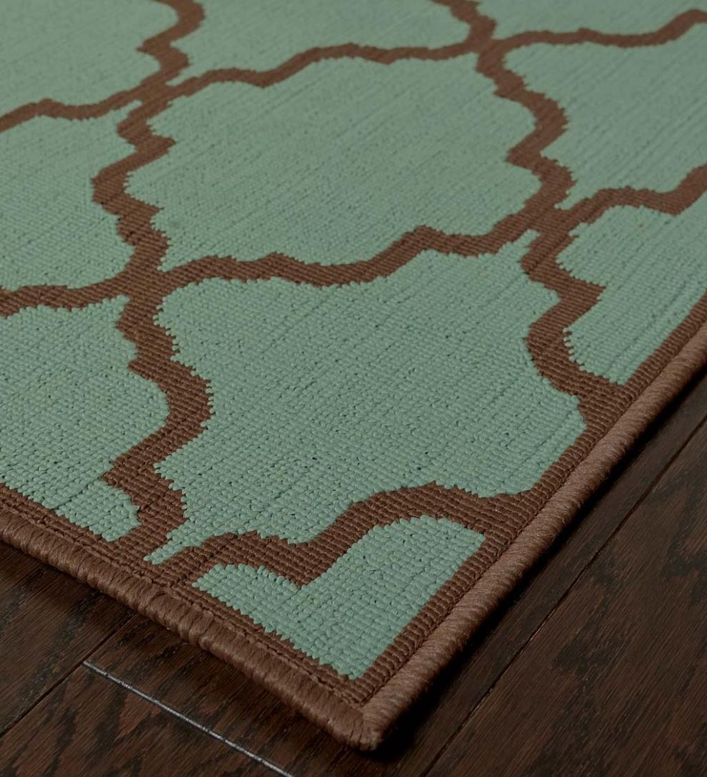 Plow & Hearth Synthetic Rugs Indoor Living Tribeca Indoor/Outdoor Rug