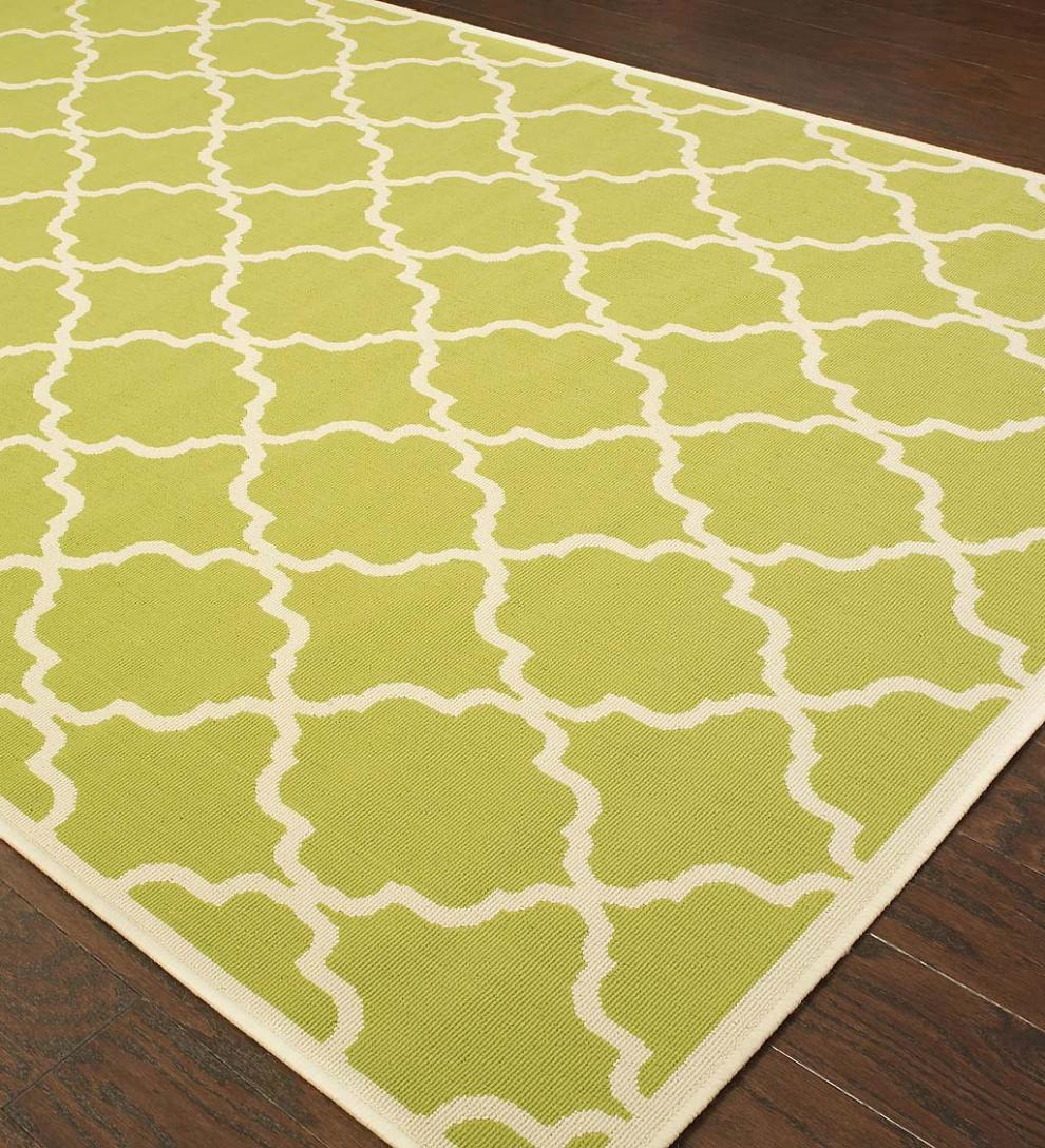 Plow & Hearth Synthetic Rugs Indoor Living Tribeca Indoor/Outdoor Rug