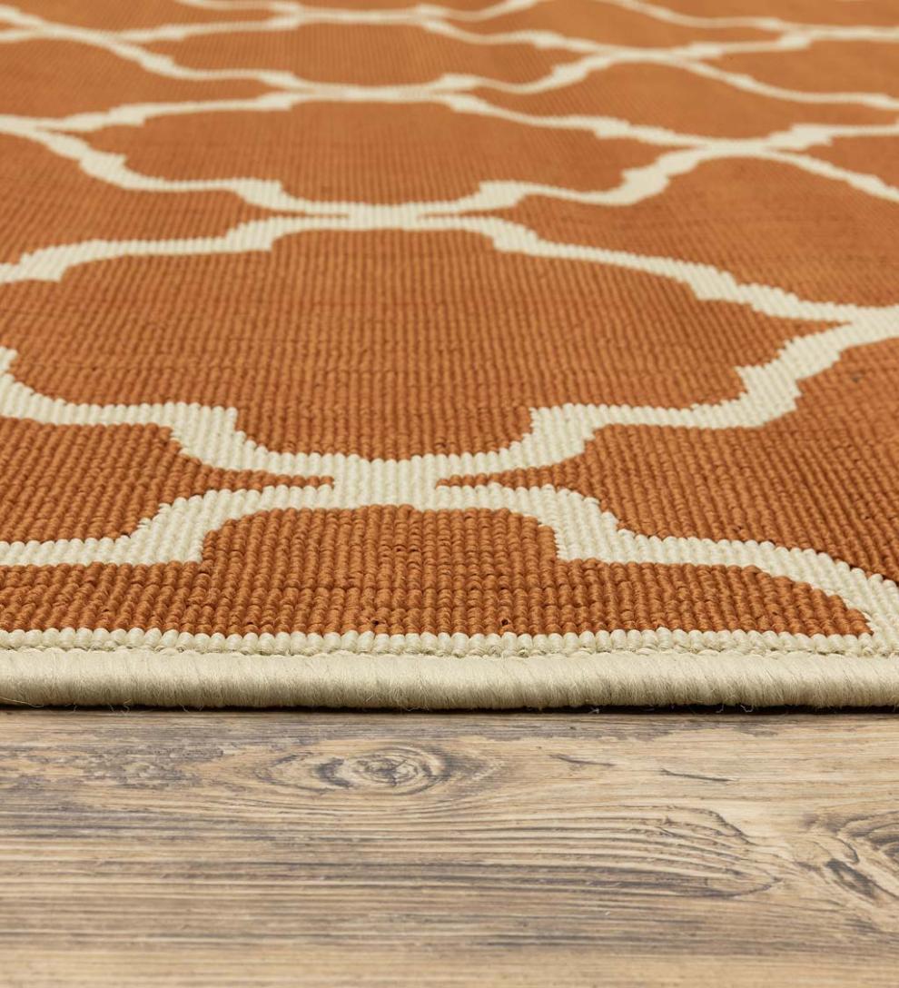 Plow & Hearth Synthetic Rugs Indoor Living Tribeca Indoor/Outdoor Rug
