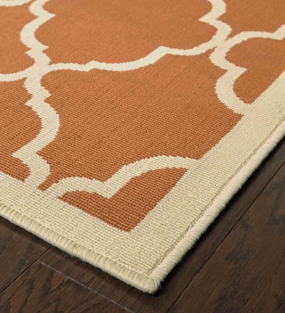 Plow & Hearth Synthetic Rugs Indoor Living Tribeca Indoor/Outdoor Rug