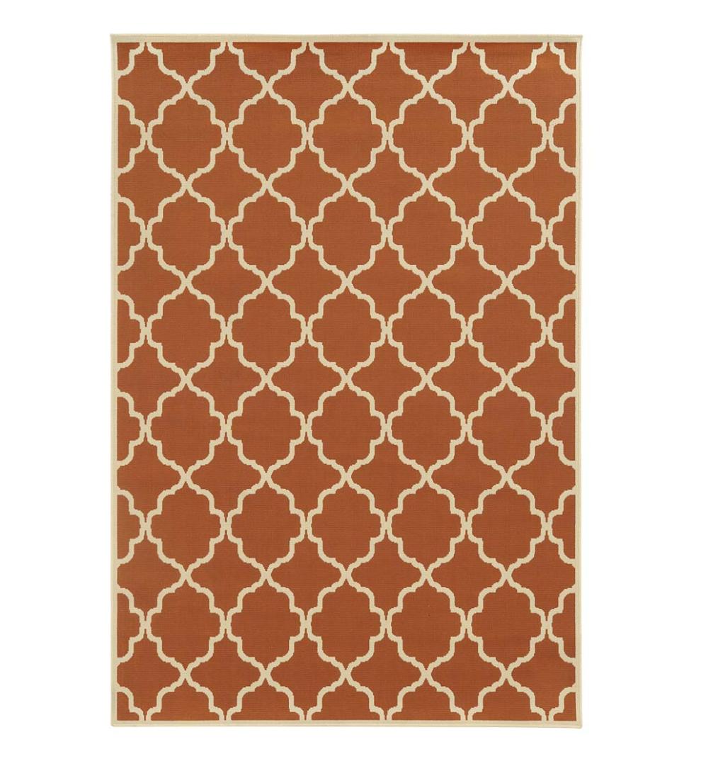 Plow & Hearth Synthetic Rugs Indoor Living Tribeca Indoor/Outdoor Rug