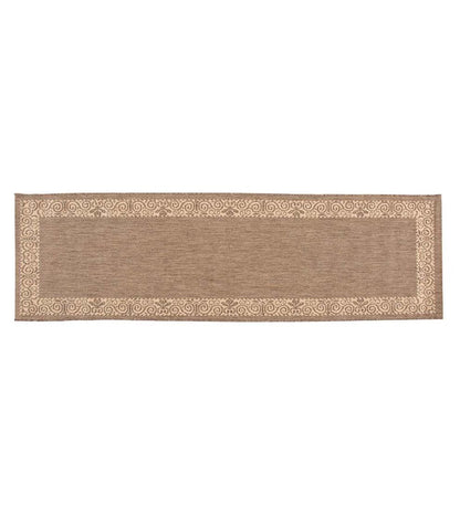 Plow & Hearth Synthetic Rugs Indoor Living Veranda Border Indoor/Outdoor Rug