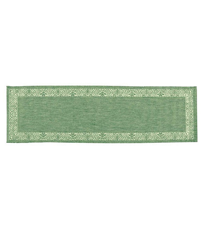 Plow & Hearth Synthetic Rugs Indoor Living Veranda Border Indoor/Outdoor Rug