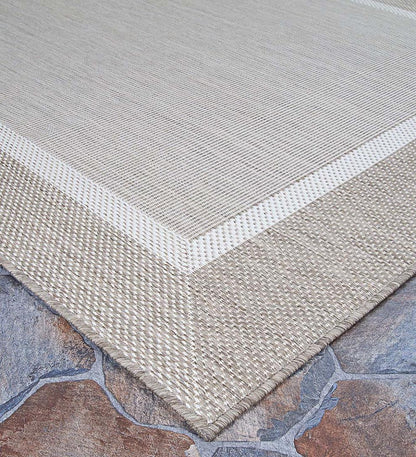 Plow & Hearth Synthetic Rugs Indoor Living Veranda Framework Indoor/Outdoor Polypropylene Rug
