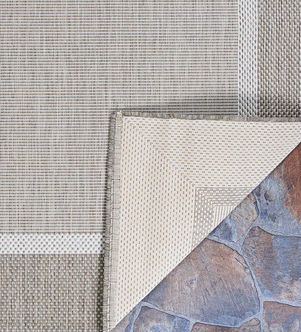 Plow & Hearth Synthetic Rugs Indoor Living Veranda Framework Indoor/Outdoor Polypropylene Rug