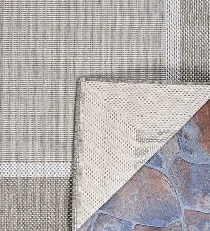 Plow & Hearth Synthetic Rugs Indoor Living Veranda Framework Indoor/Outdoor Polypropylene Rug