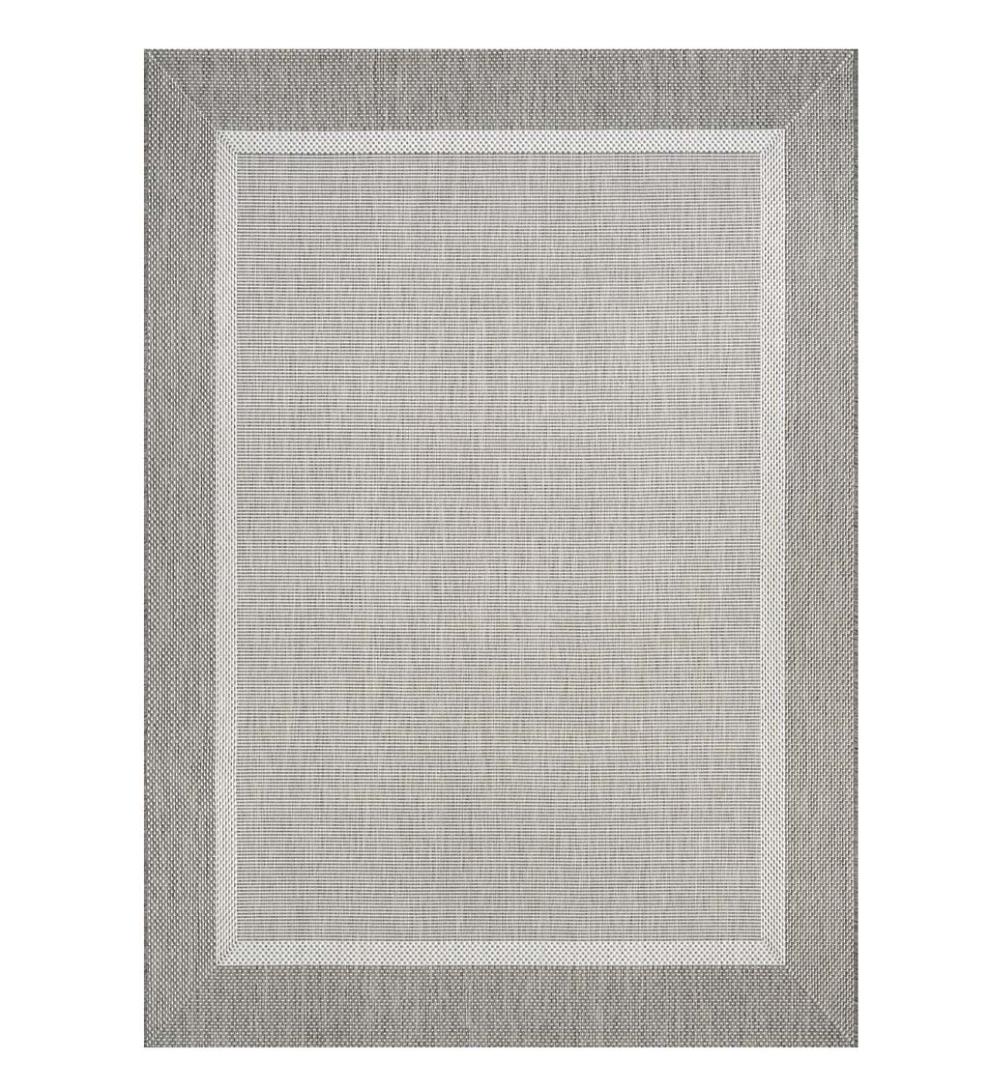 Plow & Hearth Synthetic Rugs Indoor Living Veranda Framework Indoor/Outdoor Polypropylene Rug