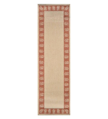 Plow & Hearth Synthetic Rugs Indoor Living Veranda Pineapple Indoor/Outdoor Polypropylene Rug
