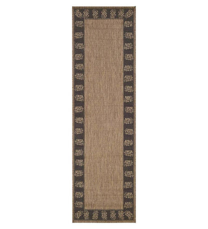 Plow & Hearth Synthetic Rugs Indoor Living Veranda Pineapple Indoor/Outdoor Polypropylene Rug