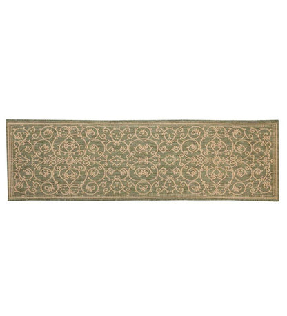 Plow & Hearth Synthetic Rugs Indoor Living Veranda Scroll Indoor/Outdoor Rug