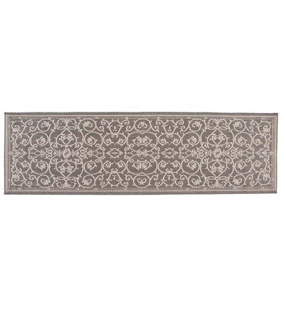 Plow & Hearth Synthetic Rugs Indoor Living Veranda Scroll Indoor/Outdoor Rug