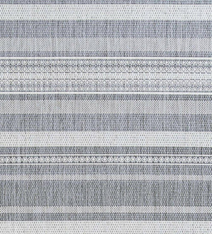 Plow & Hearth Synthetic Rugs Indoor Living Veranda Striped Indoor/Outdoor Polypropylene Rug