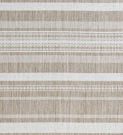 Plow & Hearth Synthetic Rugs Indoor Living Veranda Striped Indoor/Outdoor Polypropylene Rug