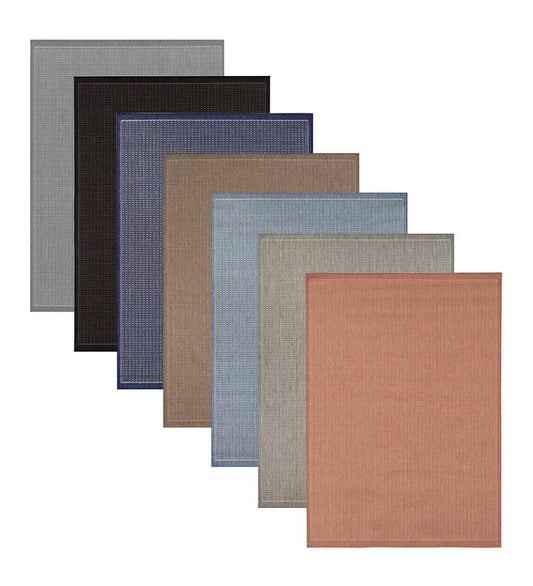 Plow & Hearth Synthetic Rugs Indoor Living Veranda Textured Indoor/Outdoor Polypropylene Rug