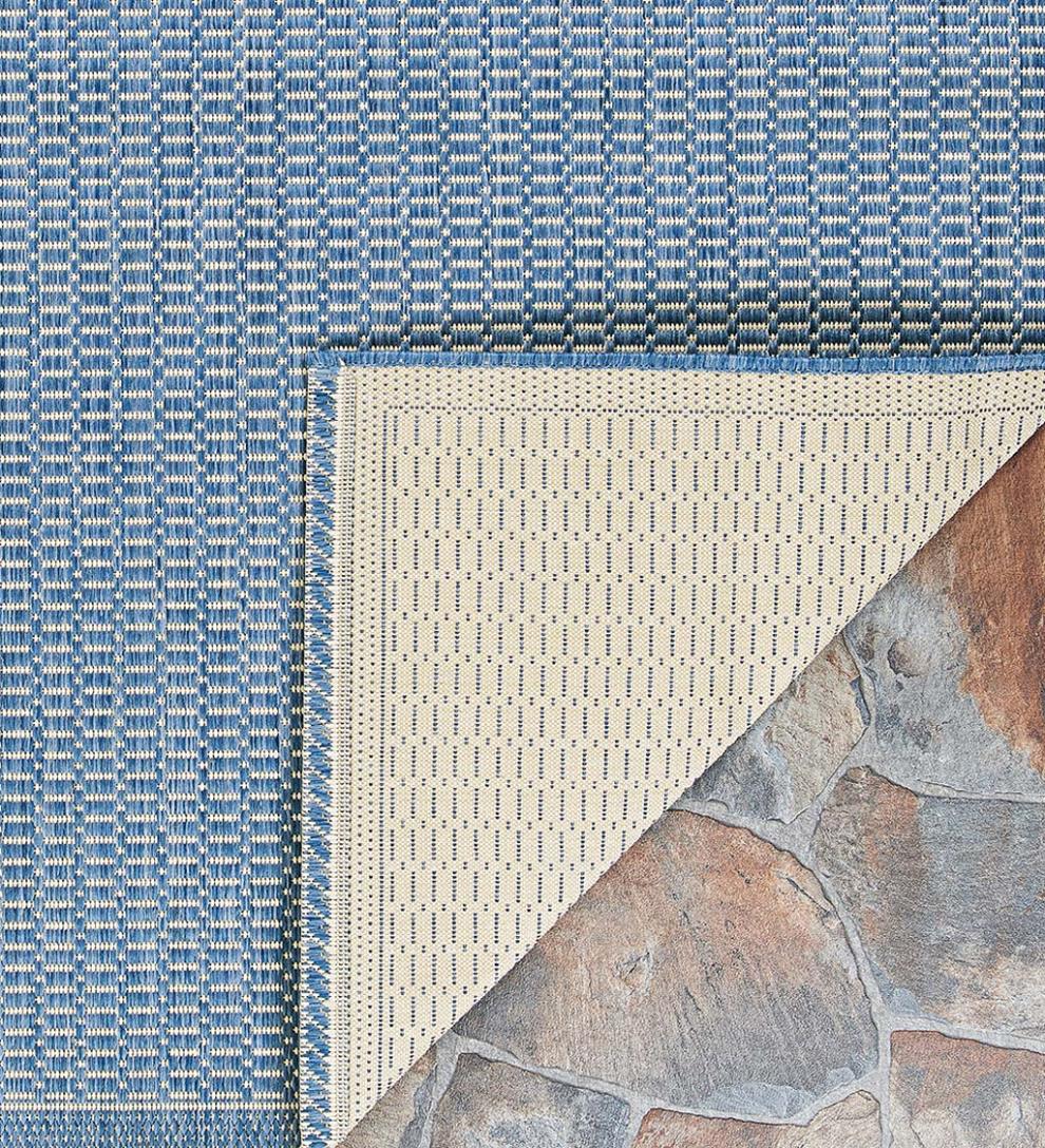 Plow & Hearth Synthetic Rugs Indoor Living Veranda Textured Indoor/Outdoor Polypropylene Rug