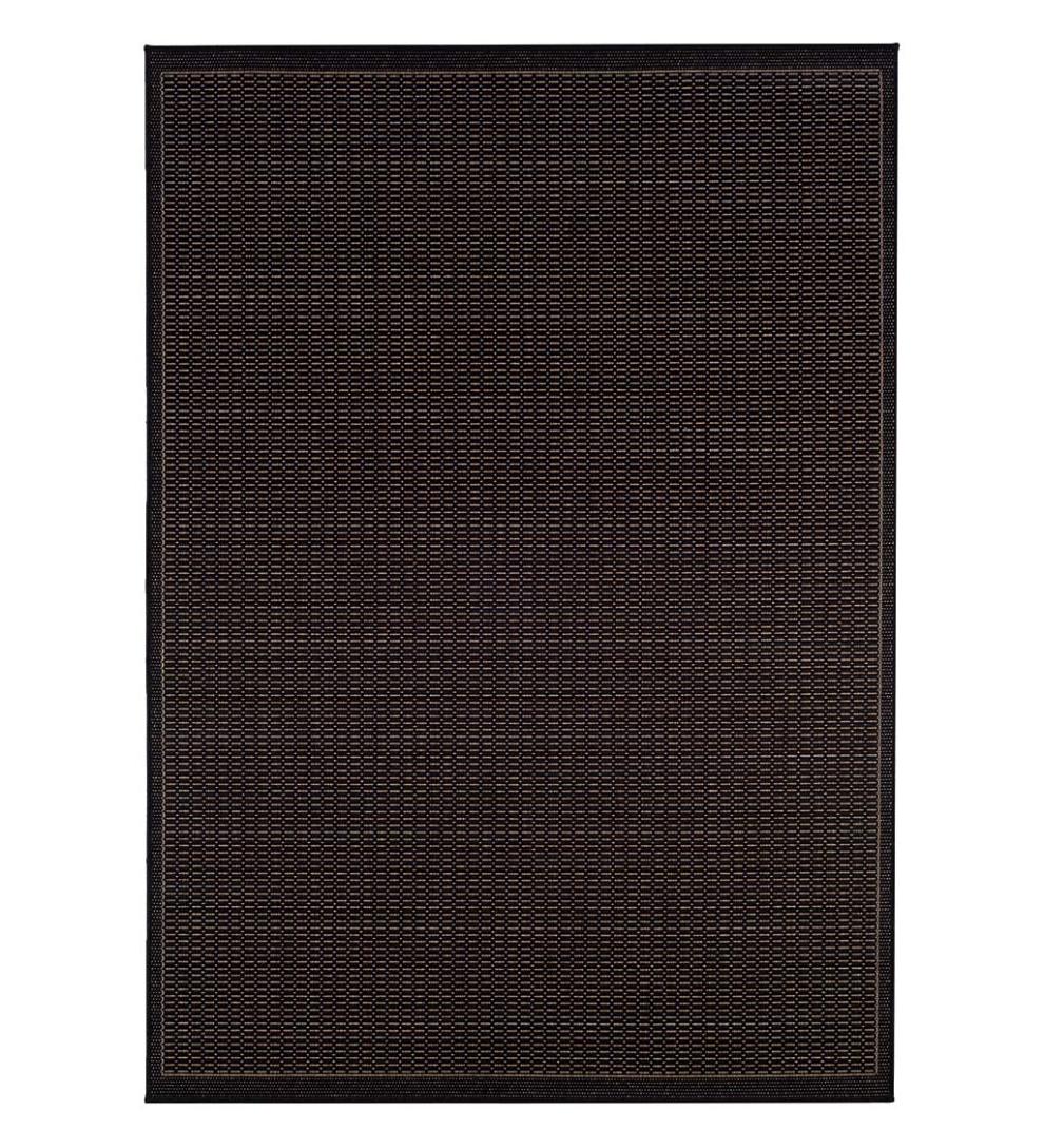 Plow & Hearth Synthetic Rugs Indoor Living Veranda Textured Indoor/Outdoor Polypropylene Rug