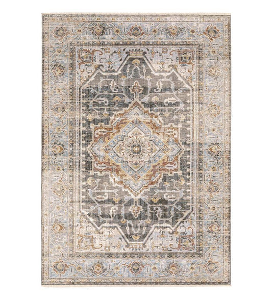 Plow & Hearth Synthetic Rugs Indoor Living Wakefield Tapestry Polyester Rug