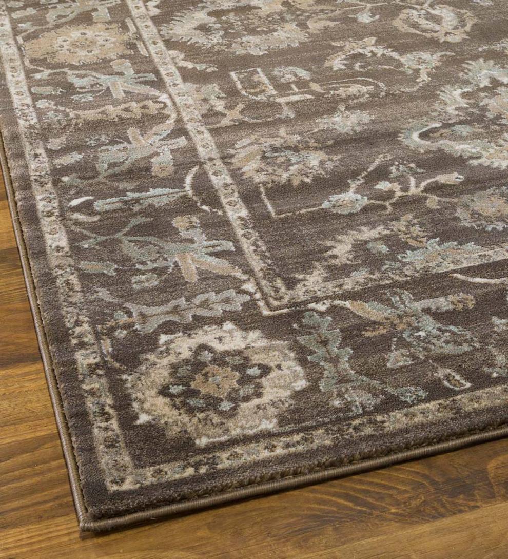 Plow & Hearth Synthetic Rugs Indoor Living Woodberry Polypropylene Rug