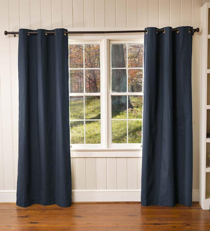 Plow & Hearth Valances Indoor Living Thermalogic Energy Efficient Insulated Solid Grommet-Top Curtains