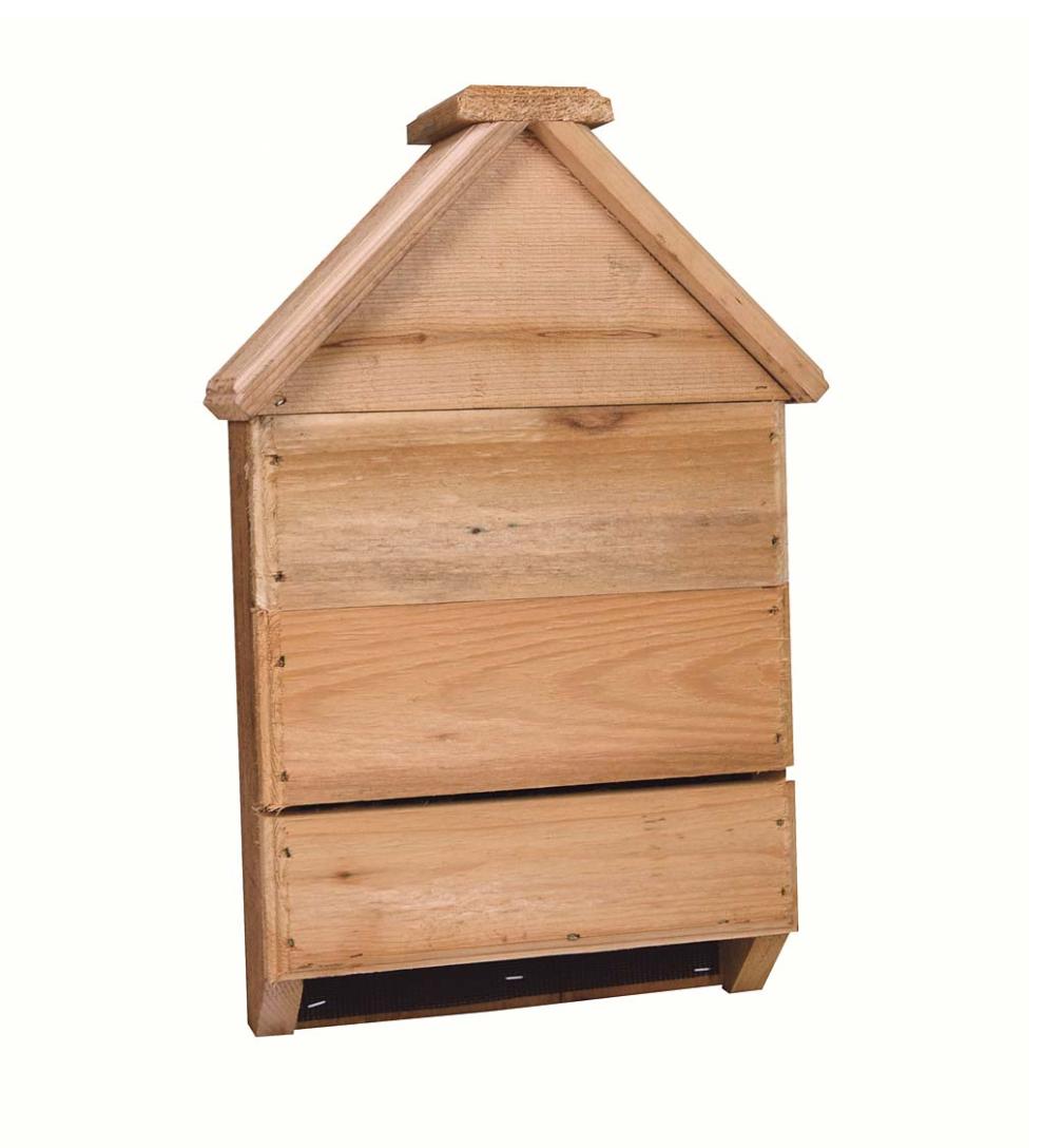 Plow & Hearth Wildlife Housing Yard & Garden Red Cedar Bat Abode