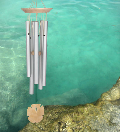 Plow & Hearth Wind Chimes & Mobiles Outdoor Living Sand Dollar Aluminum Wind Chime
