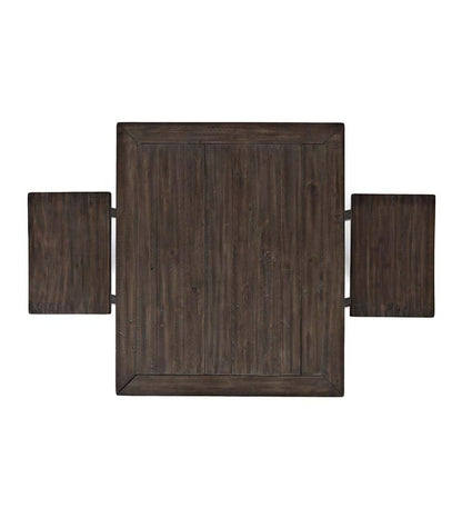 Plow & Hearth Wood Furniture Outdoor Living Cape Charles 3-Piece Barnwood Dining Set With Stools - Barnwood