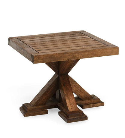 Plow & Hearth Wood Furniture Outdoor Living Claremont Seating Collection, Eucalyptus Wood Outdoor Furniture