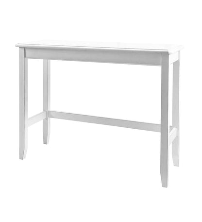 Plow & Hearth Wood Furniture Outdoor Living Sofa Table Set With Saddle Seat Stools - Espresso
