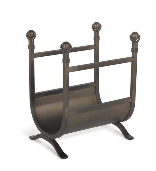 Plow & Hearth Wood Storage & Wood Racks Fireplace & Hearth Ball And Claw Wood Holder - Black