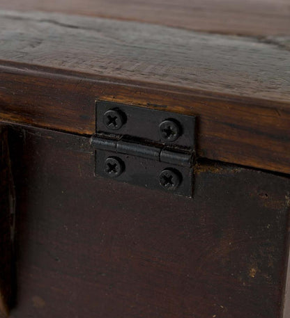 Plow & Hearth Wood Storage & Wood Racks Fireplace & Hearth Birmingham Reclaimed Wood Hearth Storage Box With 5 Lbs. Fatwood