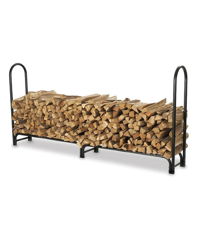 Plow & Hearth Wood Storage & Wood Racks Fireplace & Hearth Heavy-Duty Steel Log Racks And Vinyl Covers