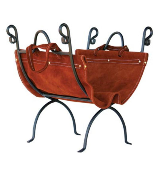 Plow & Hearth Wood Storage & Wood Racks Fireplace & Hearth Log Rack With Carrier