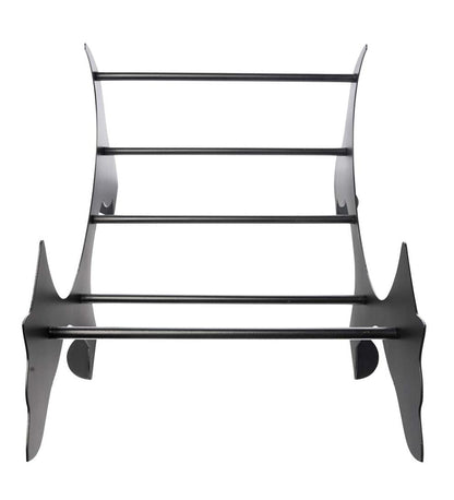 Plow & Hearth Wood Storage & Wood Racks Fireplace & Hearth Metal Bear Silhouette Log Holder
