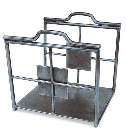 Plow & Hearth Wood Storage & Wood Racks Fireplace & Hearth Wrought Iron Wright Firewood Holder - Graphite