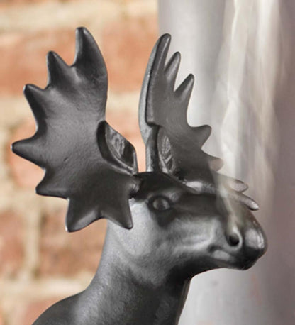 Plow & Hearth Wood Stove Accessories Fireplace & Hearth Cast Iron Moose Wood Stove Steamer