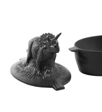 Plow & Hearth Wood Stove Accessories Fireplace & Hearth Cast Iron Triceratops Dinosaur Wood Stove Steamer